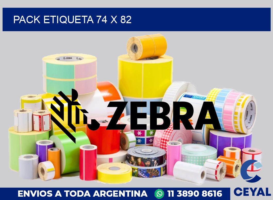 pack etiqueta 74 x 82