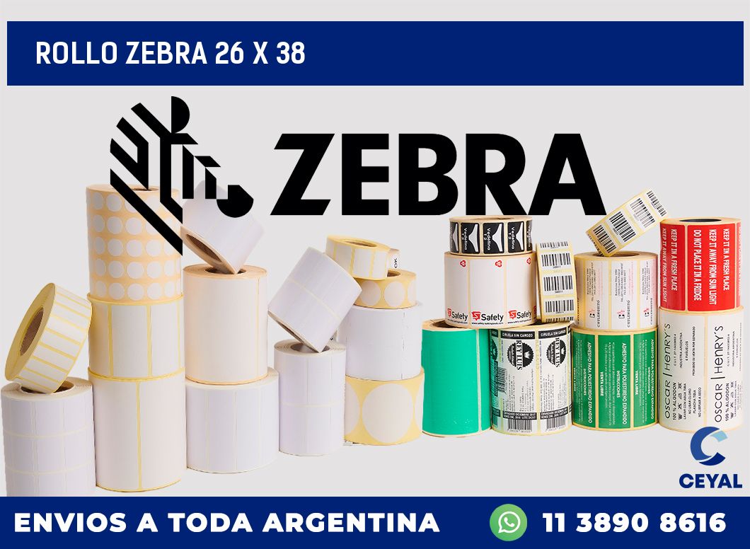 rollo zebra 26 x 38
