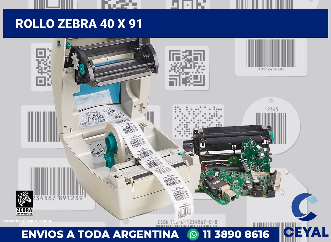 rollo zebra 40 x 91