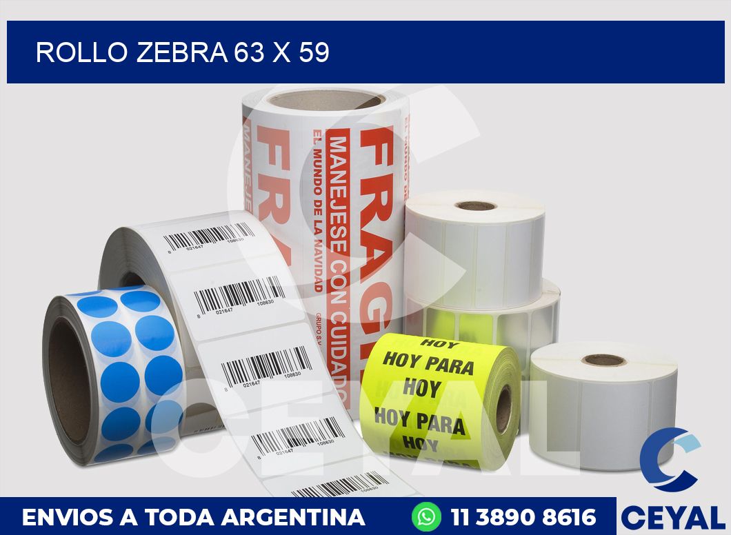 rollo zebra 63 x 59