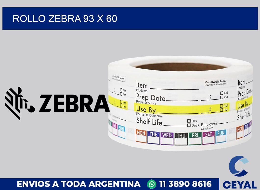 rollo zebra 93 x 60