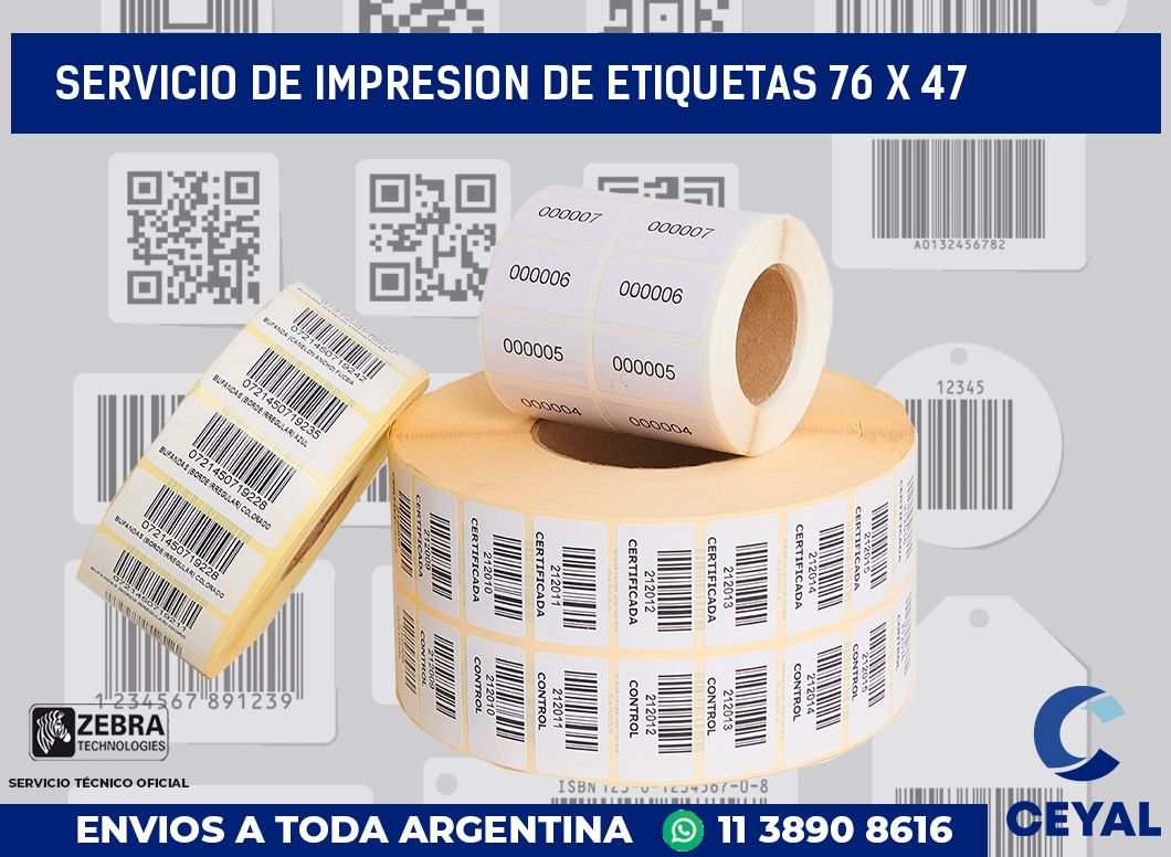 servicio de impresion de etiquetas 76 x 47