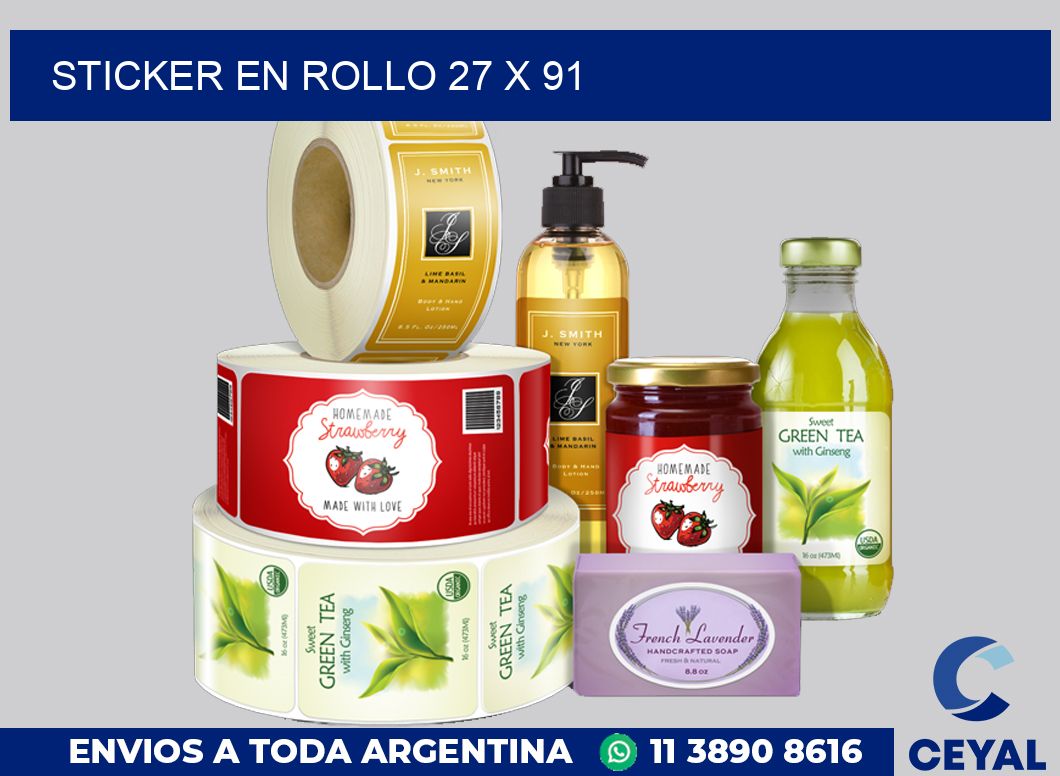 sticker en rollo 27 x 91