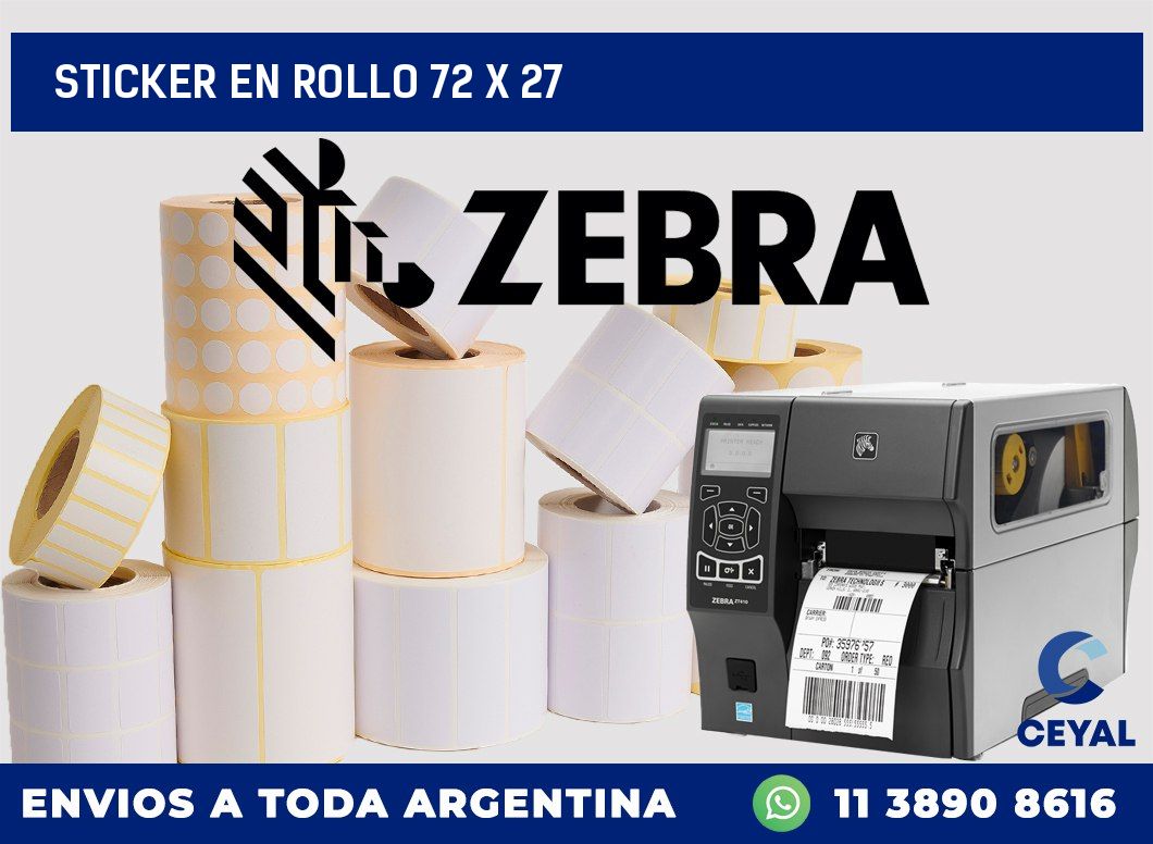 sticker en rollo 72 x 27