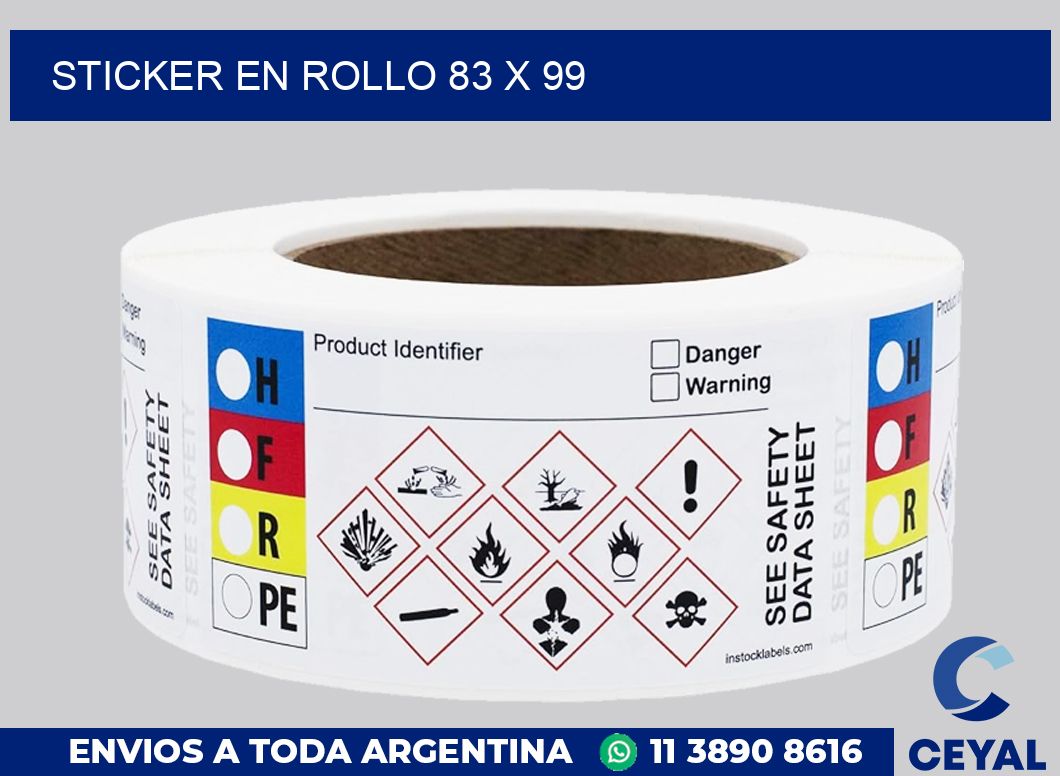 sticker en rollo 83 x 99