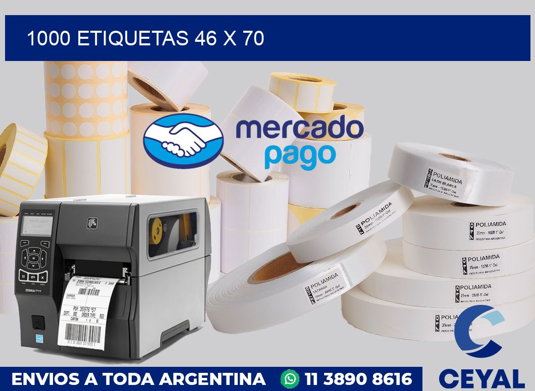 1000 etiquetas 46 x 70