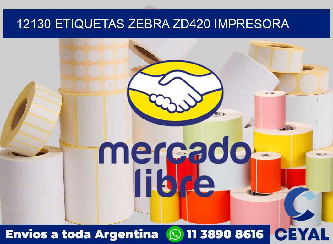 12130 etiquetas Zebra zd420 impresora
