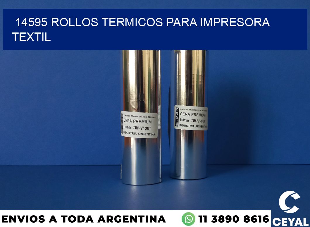 14595 rollos termicos para impresora textil