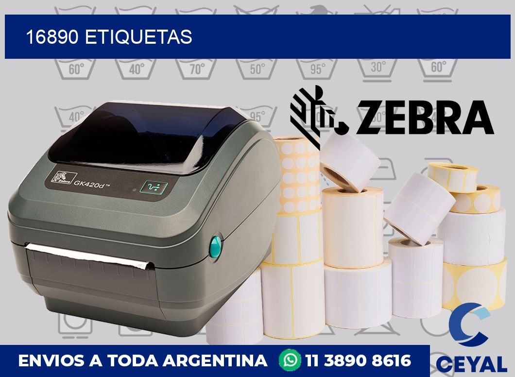 16890 etiquetas