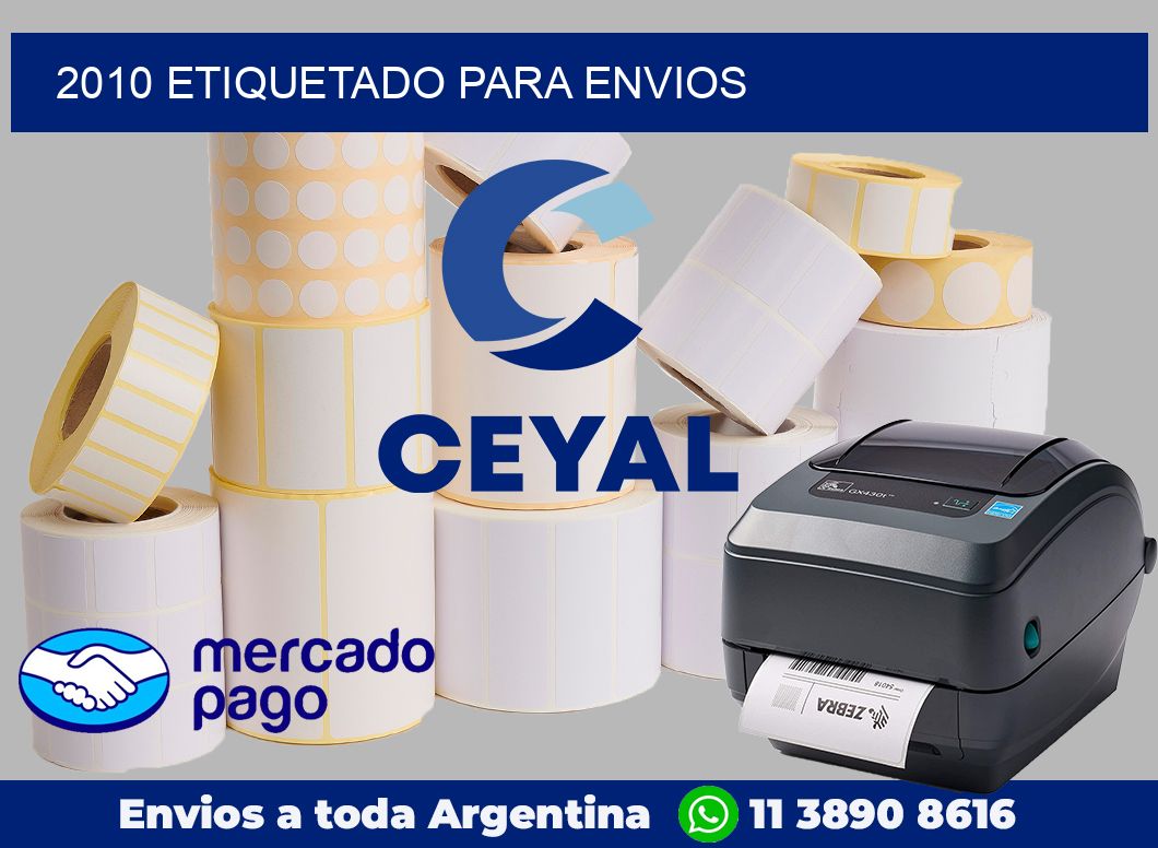 2010 etiquetado para envios
