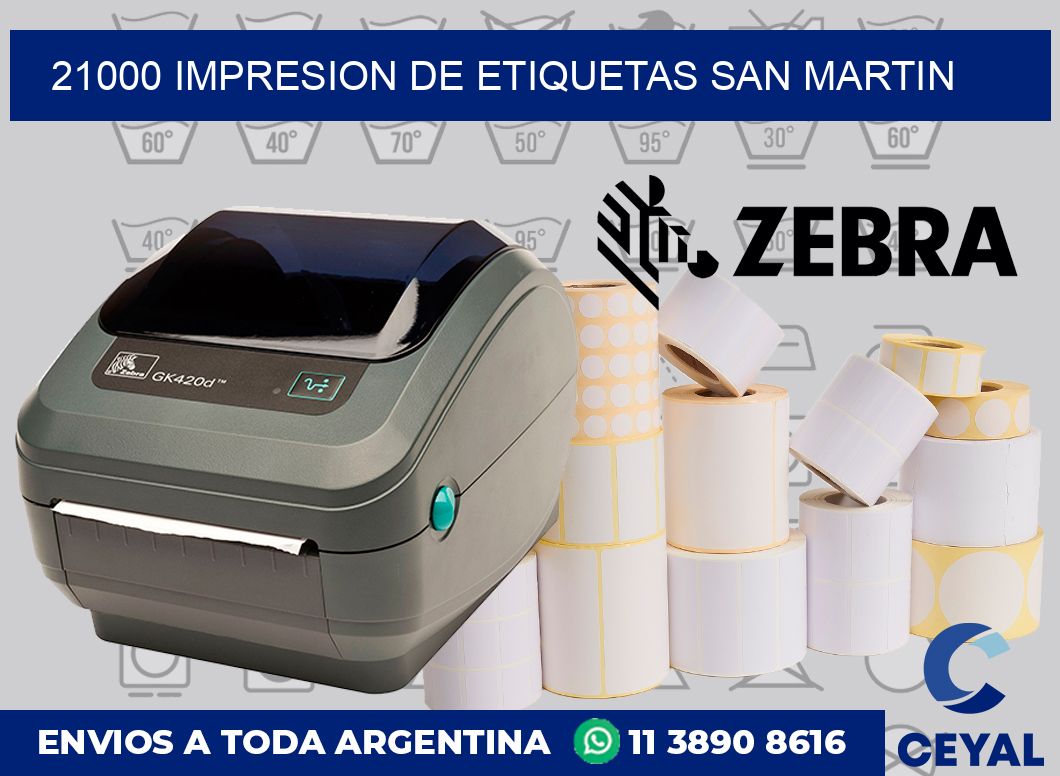 21000 Impresion de etiquetas San Martin