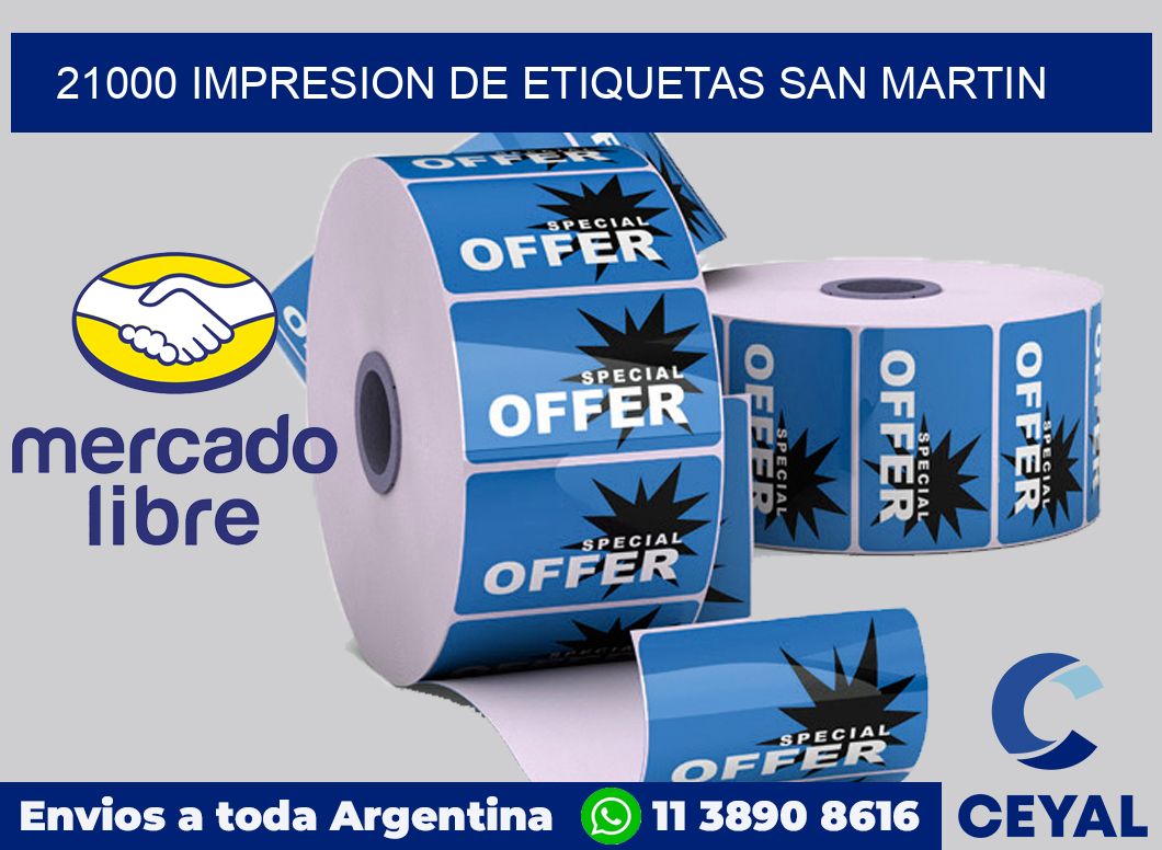 21000 Impresion de etiquetas San Martin