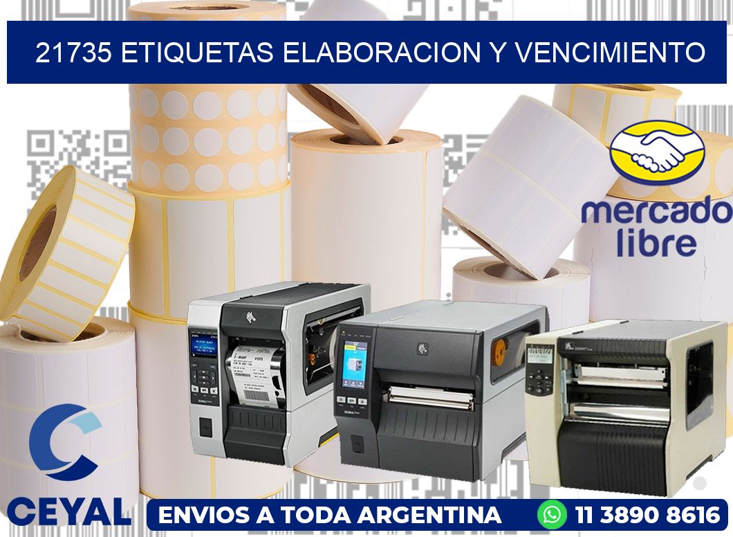 21735 Etiquetas elaboracion y vencimiento