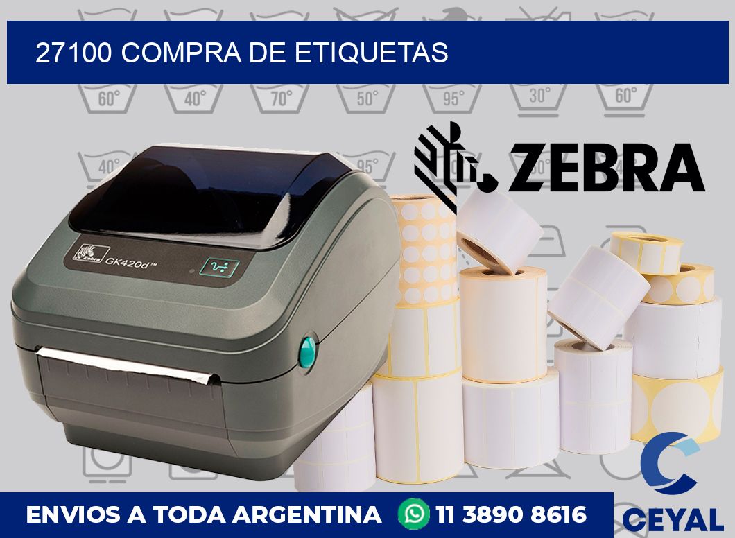 27100 compra de etiquetas
