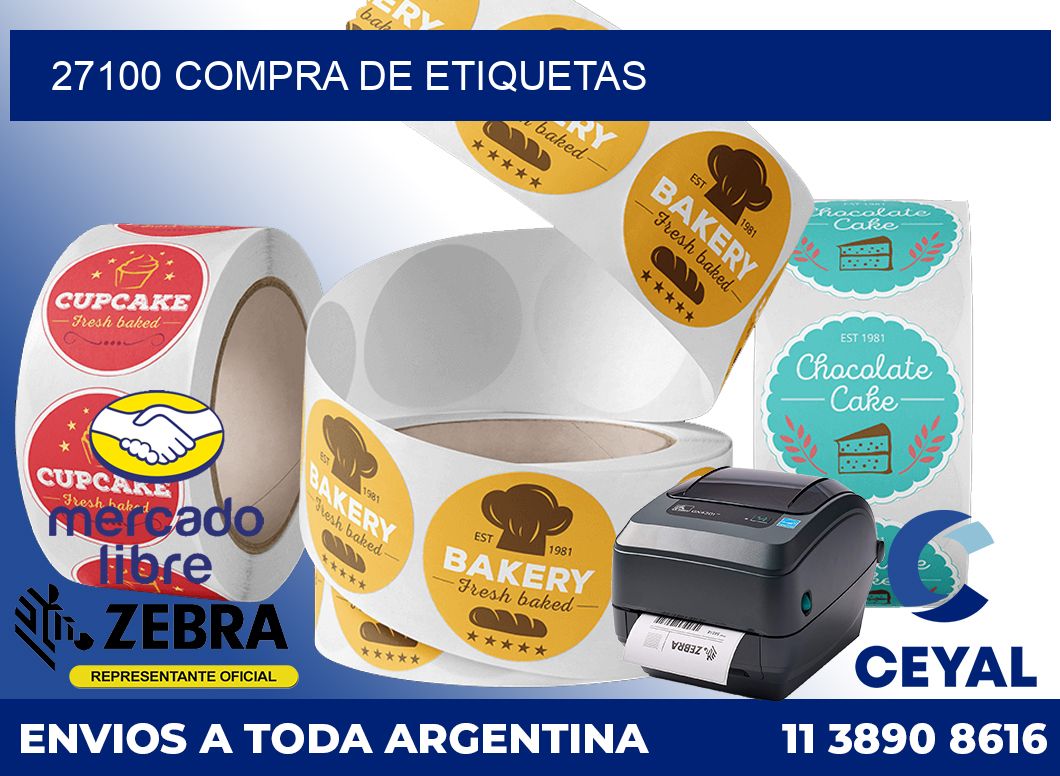 27100 compra de etiquetas