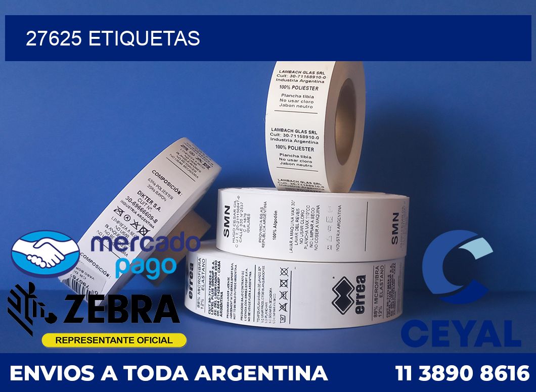 27625 etiquetas