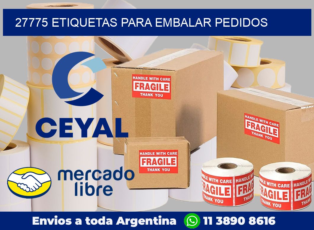 27775 Etiquetas para embalar pedidos