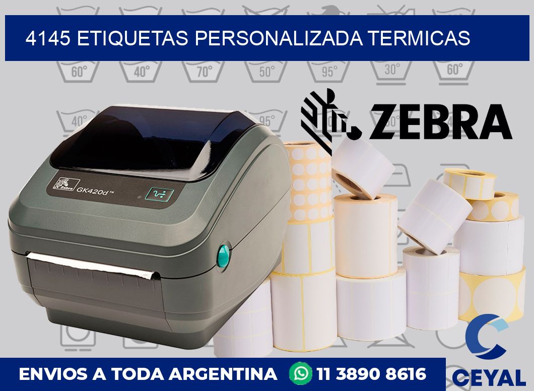 4145 etiquetas personalizada termicas