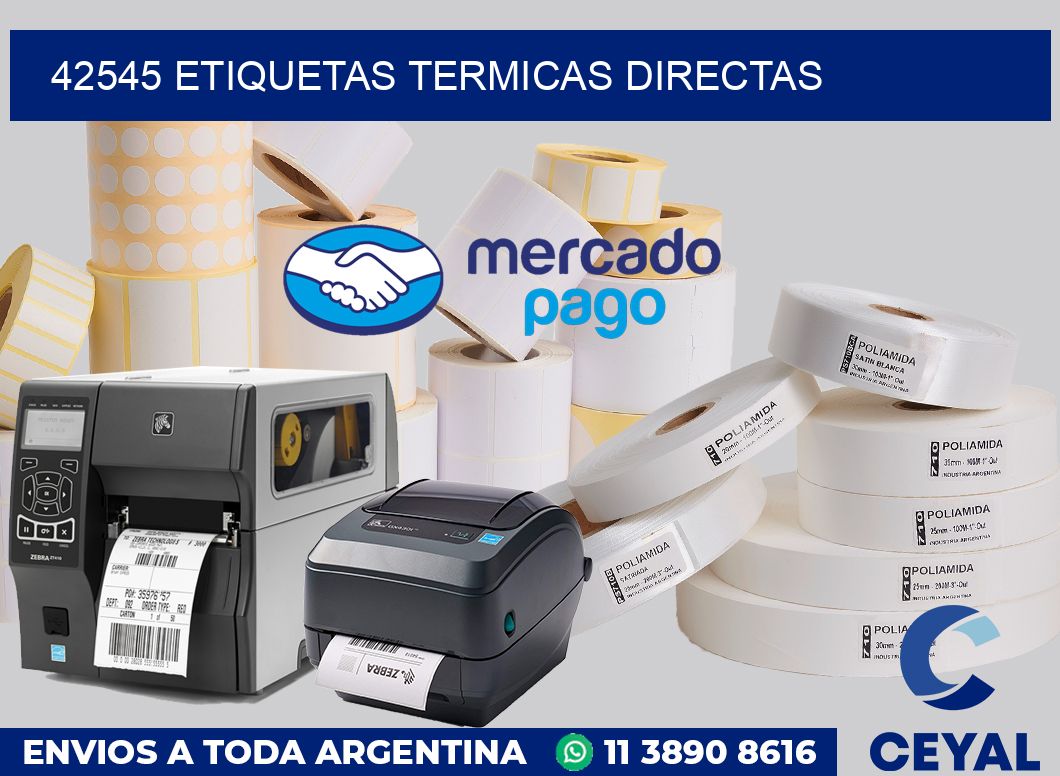 42545 Etiquetas termicas directas