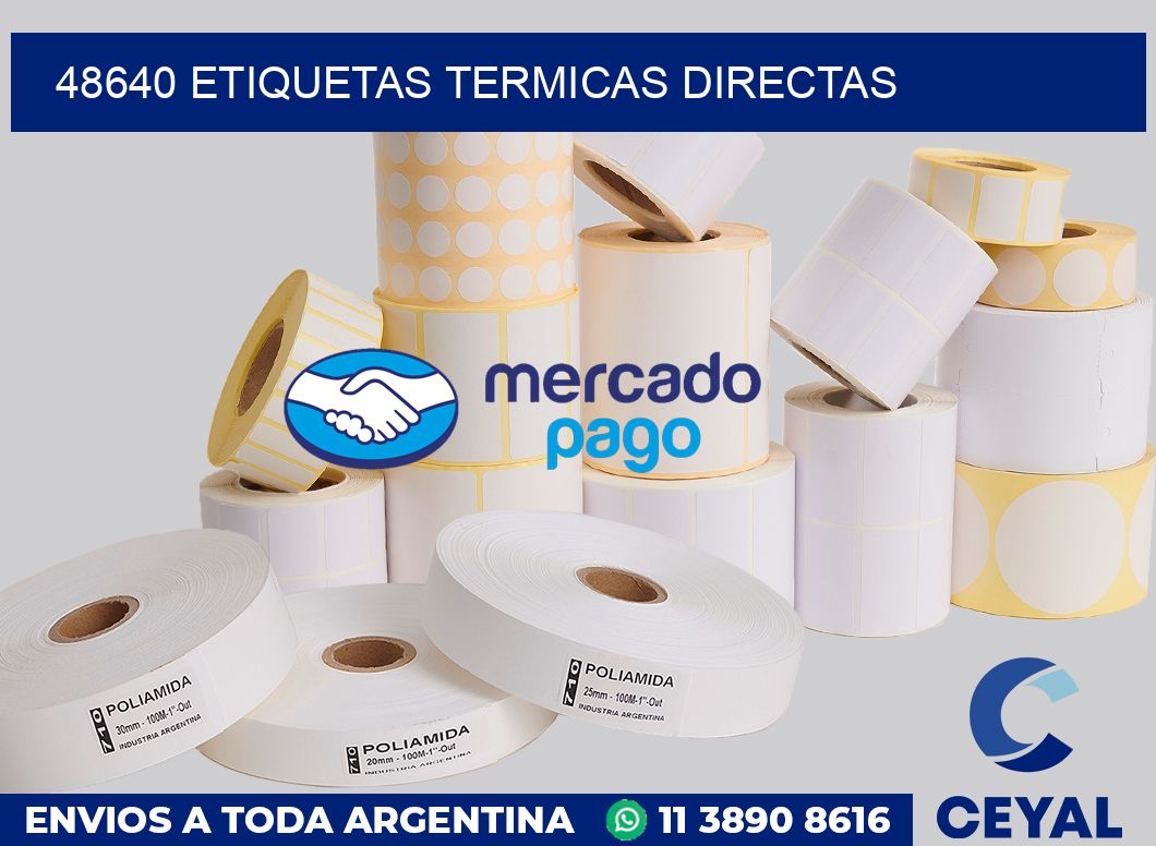 48640 Etiquetas termicas directas