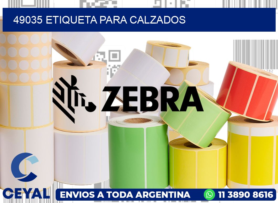 49035 Etiqueta para calzados