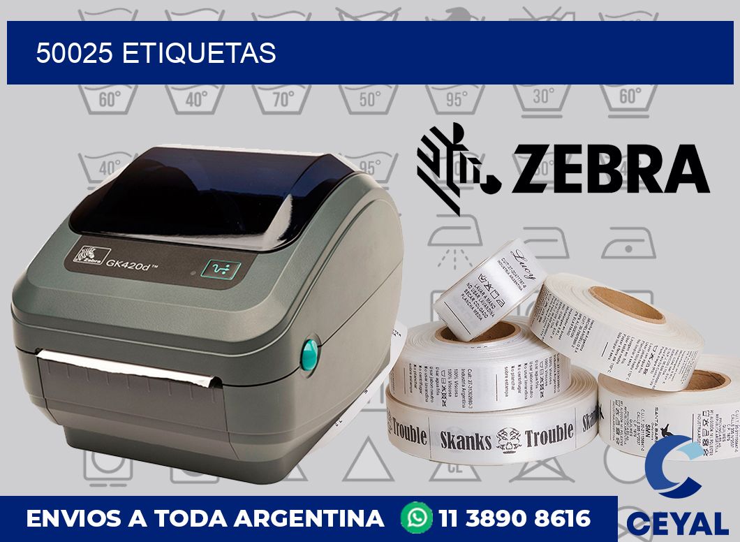 50025 etiquetas