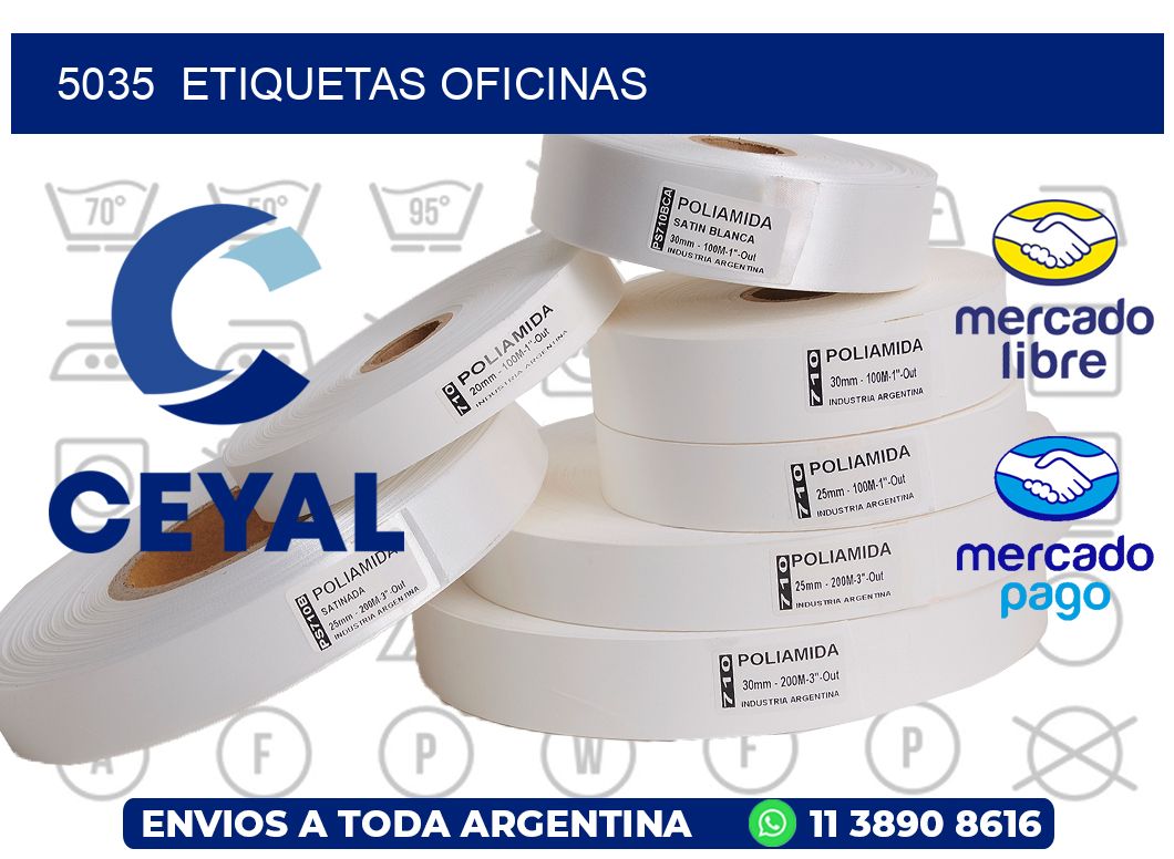 5035  Etiquetas oficinas