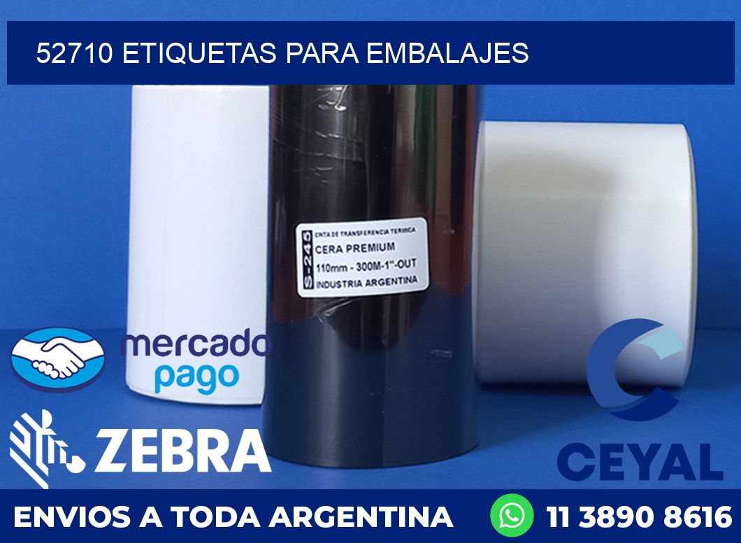 52710 etiquetas para embalajes