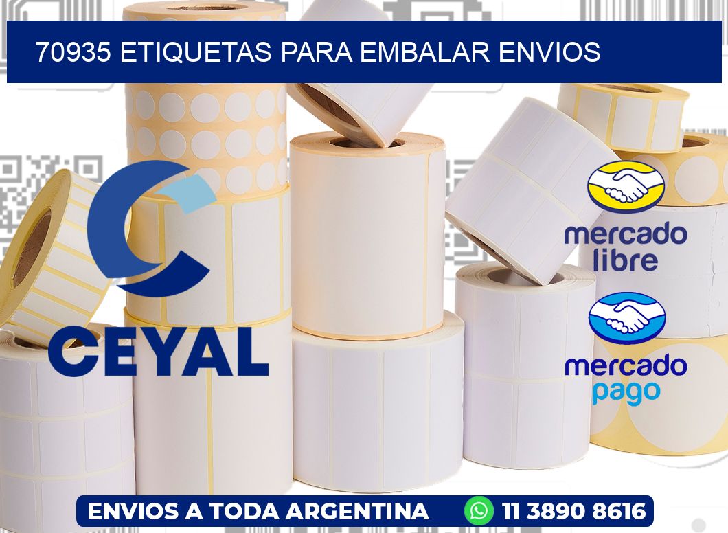 70935 Etiquetas para embalar envios