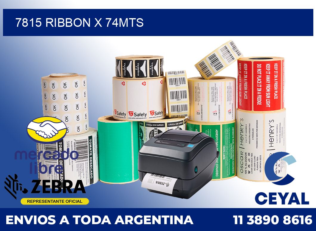 7815 ribbon x 74mts