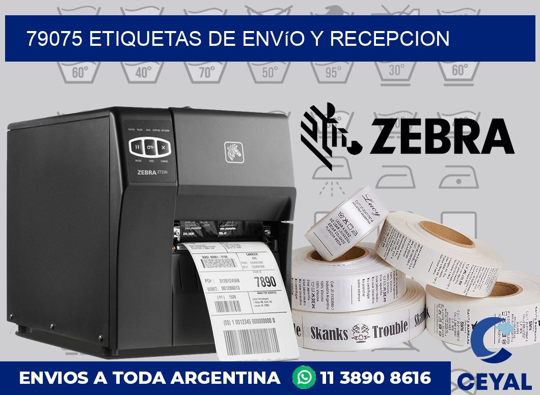 79075 Etiquetas de envío y recepcion