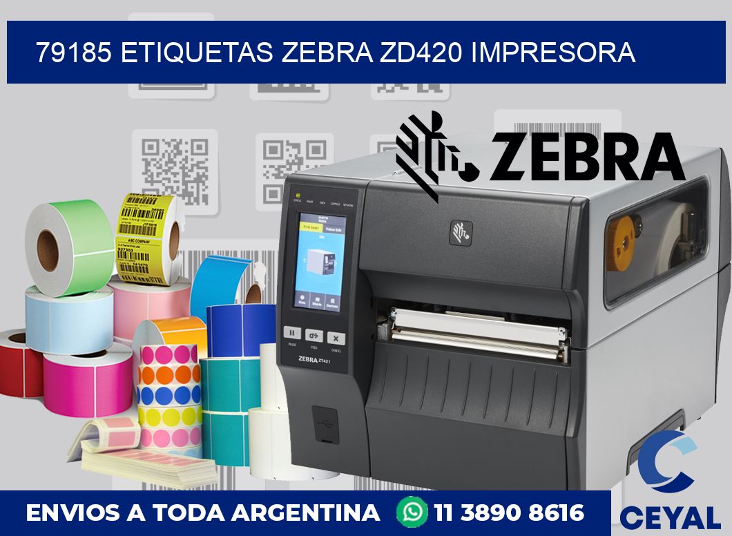 79185 etiquetas Zebra zd420 impresora