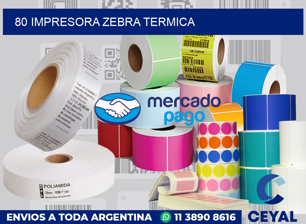 80 Impresora Zebra termica
