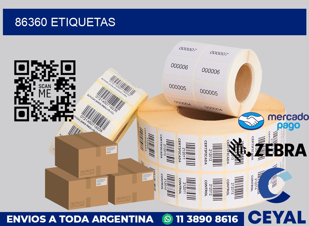 86360 etiquetas