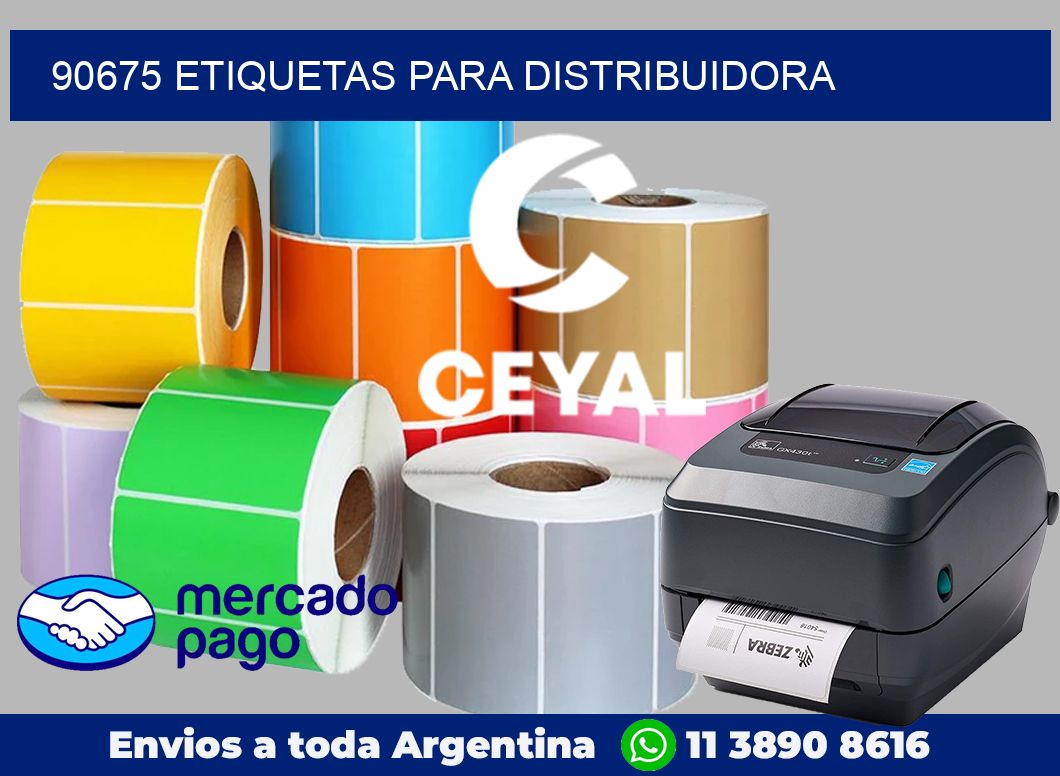 90675 Etiquetas para distribuidora