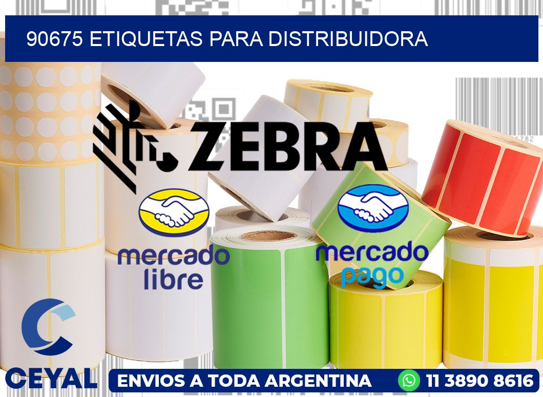 90675 Etiquetas para distribuidora