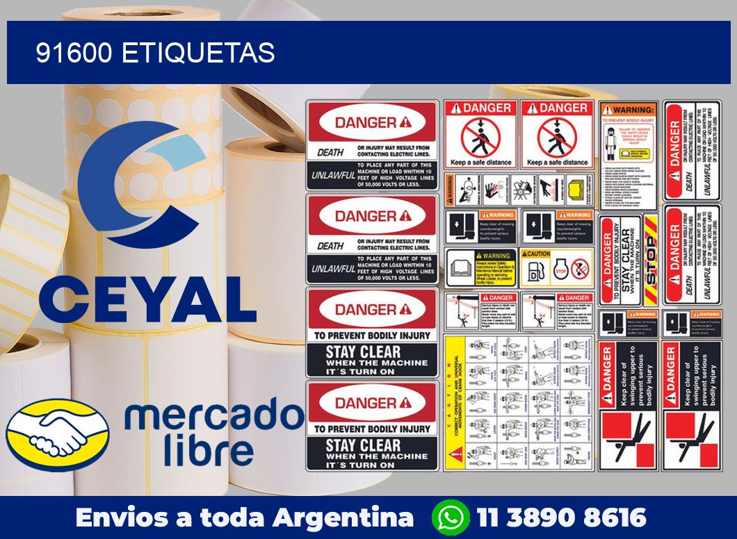 91600 etiquetas