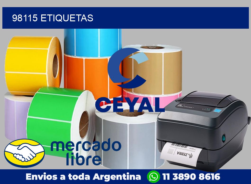 98115 etiquetas