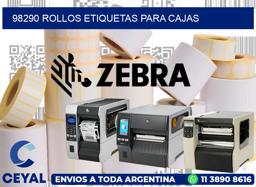 98290 rollos etiquetas para cajas