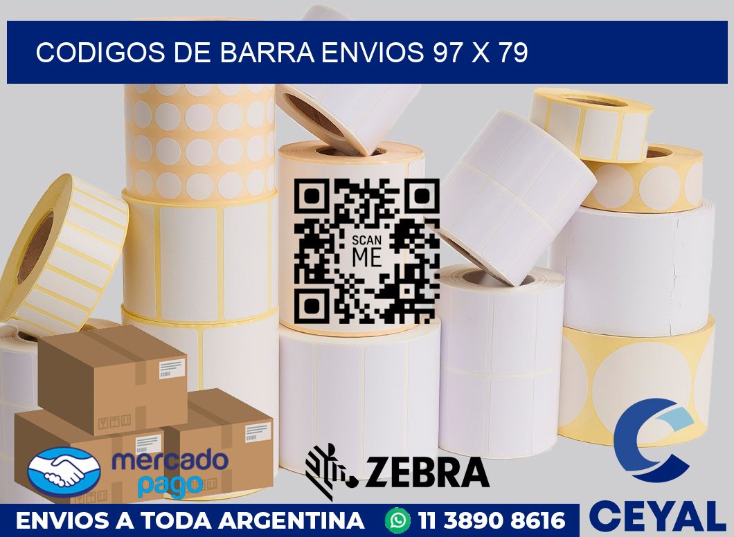 Codigos de barra envios 97 x 79
