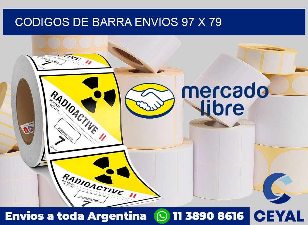 Codigos de barra envios 97 x 79