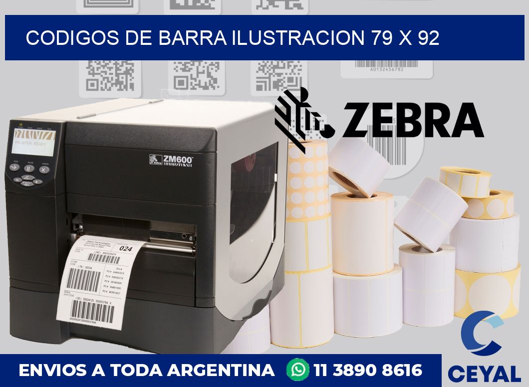 Codigos de barra ilustracion 79 x 92