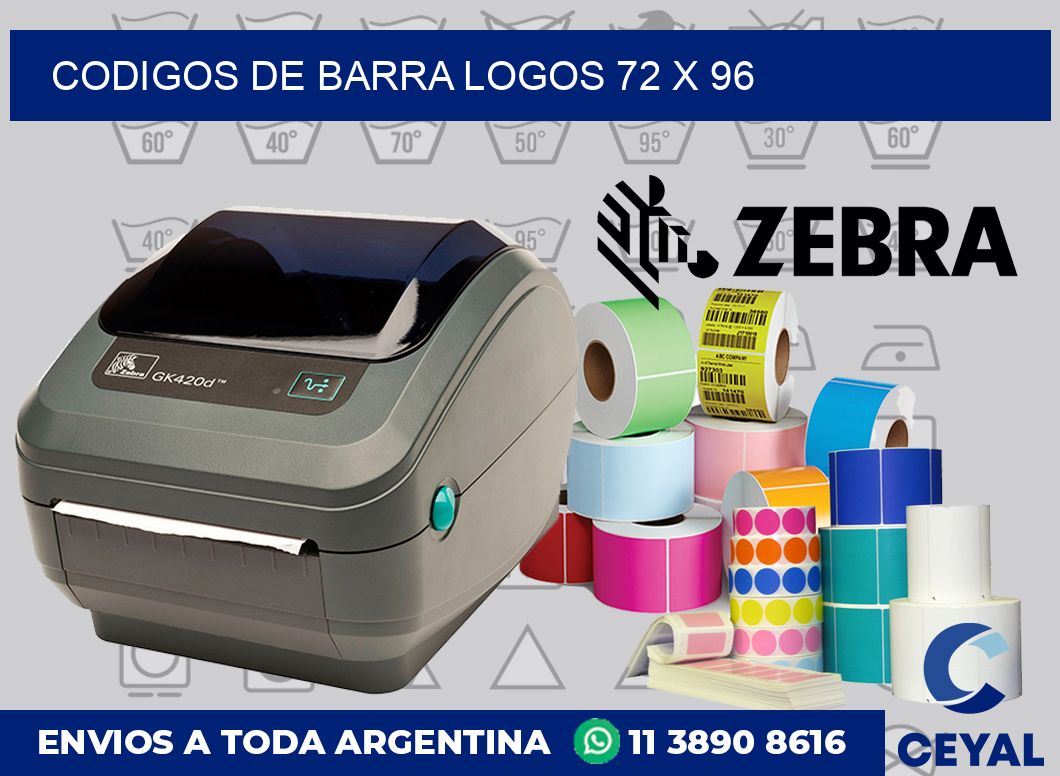 Codigos de barra logos 72 x 96