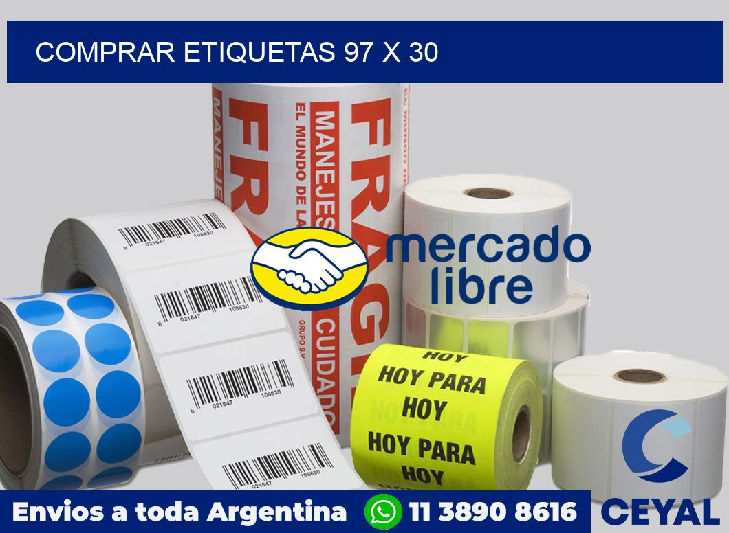 Comprar etiquetas 97 x 30