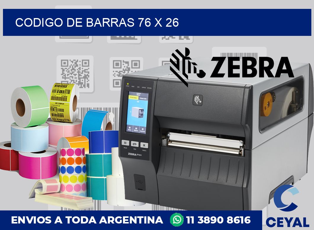 codigo de barras 76 x 26