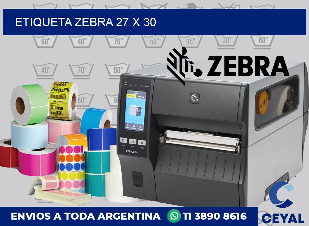 etiqueta zebra 27 x 30