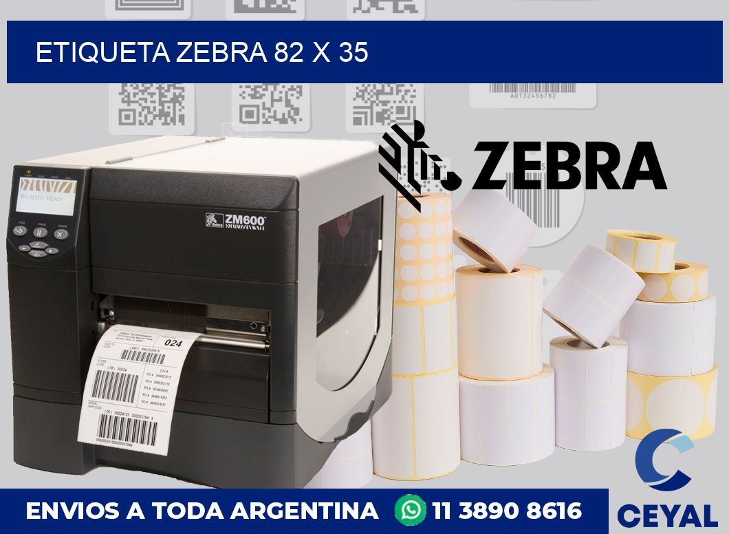 etiqueta zebra 82 x 35