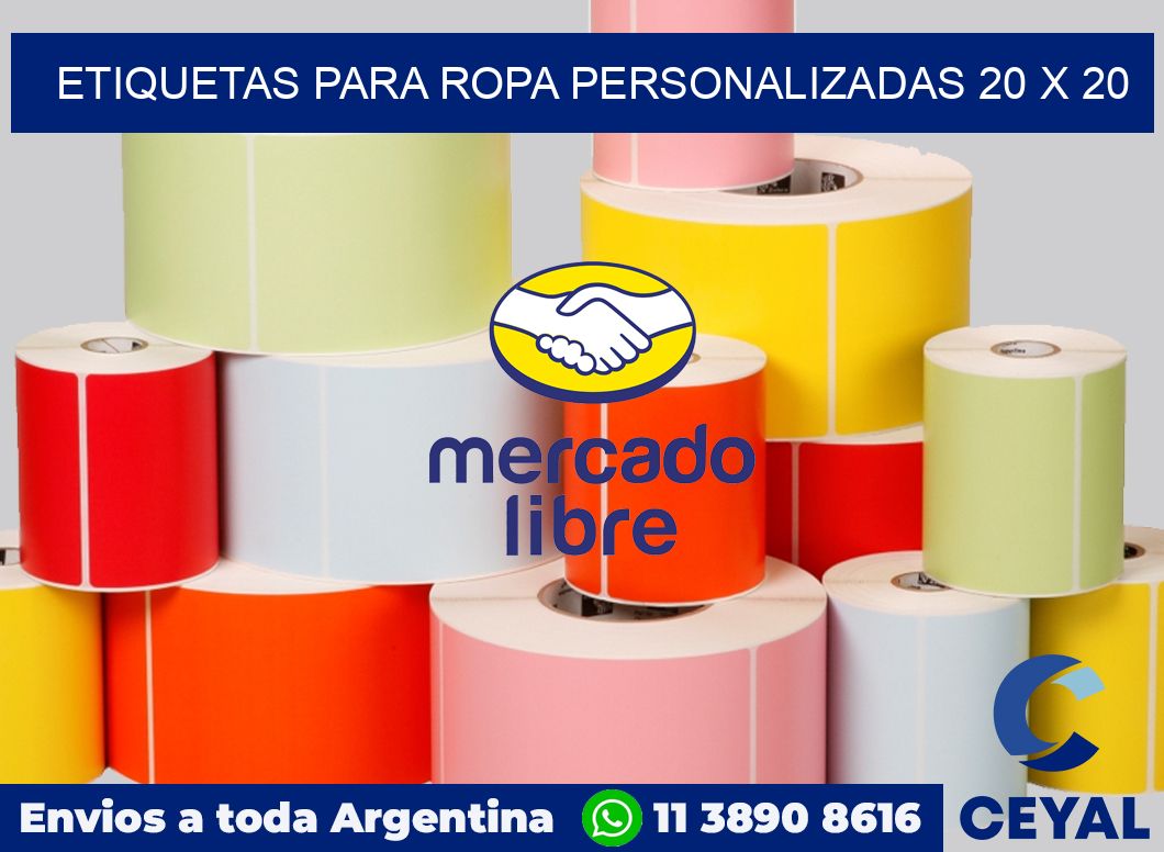 etiquetas para ropa personalizadas 20 x 20
