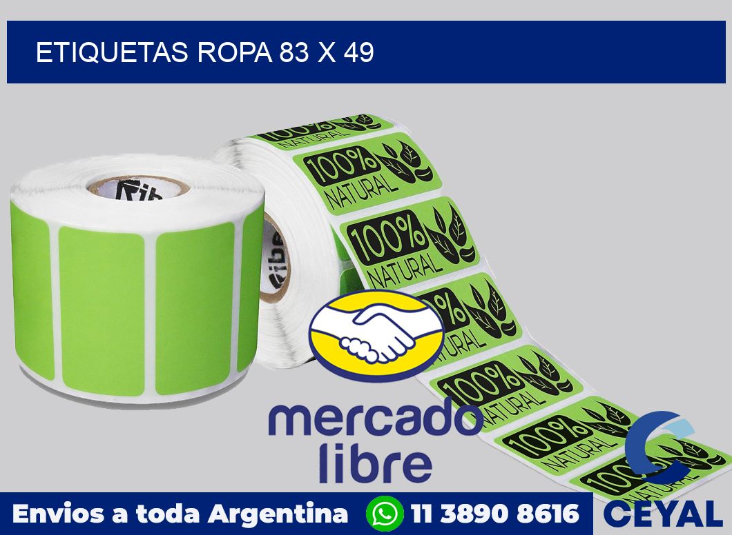 etiquetas ropa 83 x 49