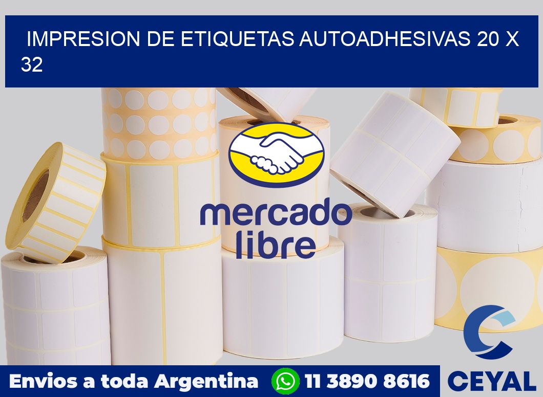impresion de etiquetas autoadhesivas 20 x 32